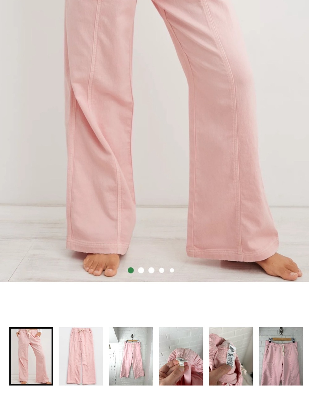 AERIE Pants Aerie Me-Day Tie Waist Pant Size Med
